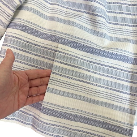 Talbots Stripe Biscay Open-Front Jacket Size 22W - Picture 6 of 11